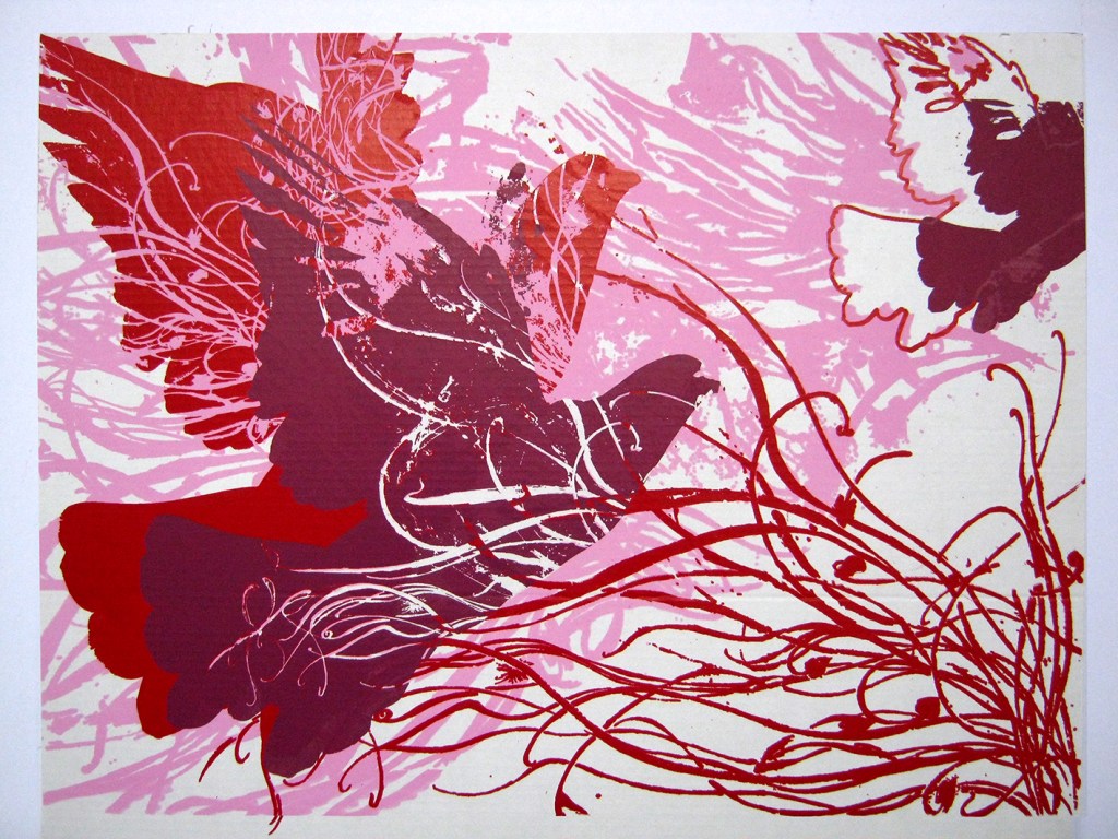 Finding happiness through art.